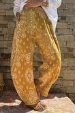 Hush Pillow Cotton Bandana B Classic Barrel Pant Mustard